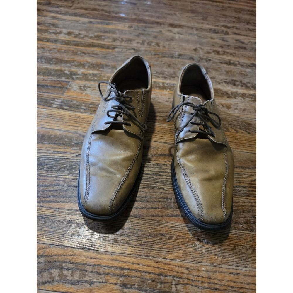 Clarks Mens Tilden Leather Lace Up Oxford Dress Shoes 10.5 - Picture 2 of 8
